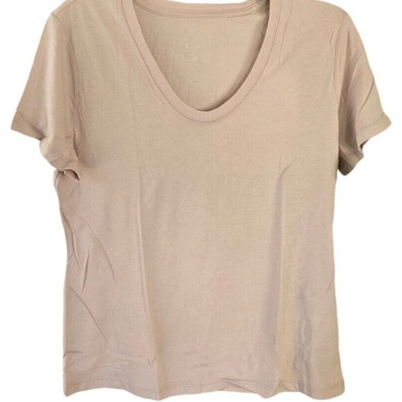 a new day Tops - Target Women's Cotton Modal Scoop Neck Tee NWT Light Bronze XS or M